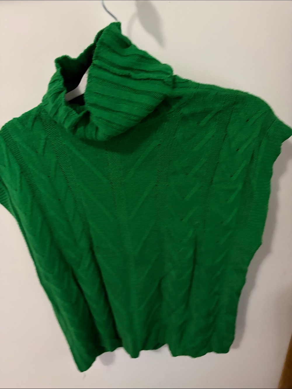 Green Turtleneck Knit Sweater - Women's Sweater